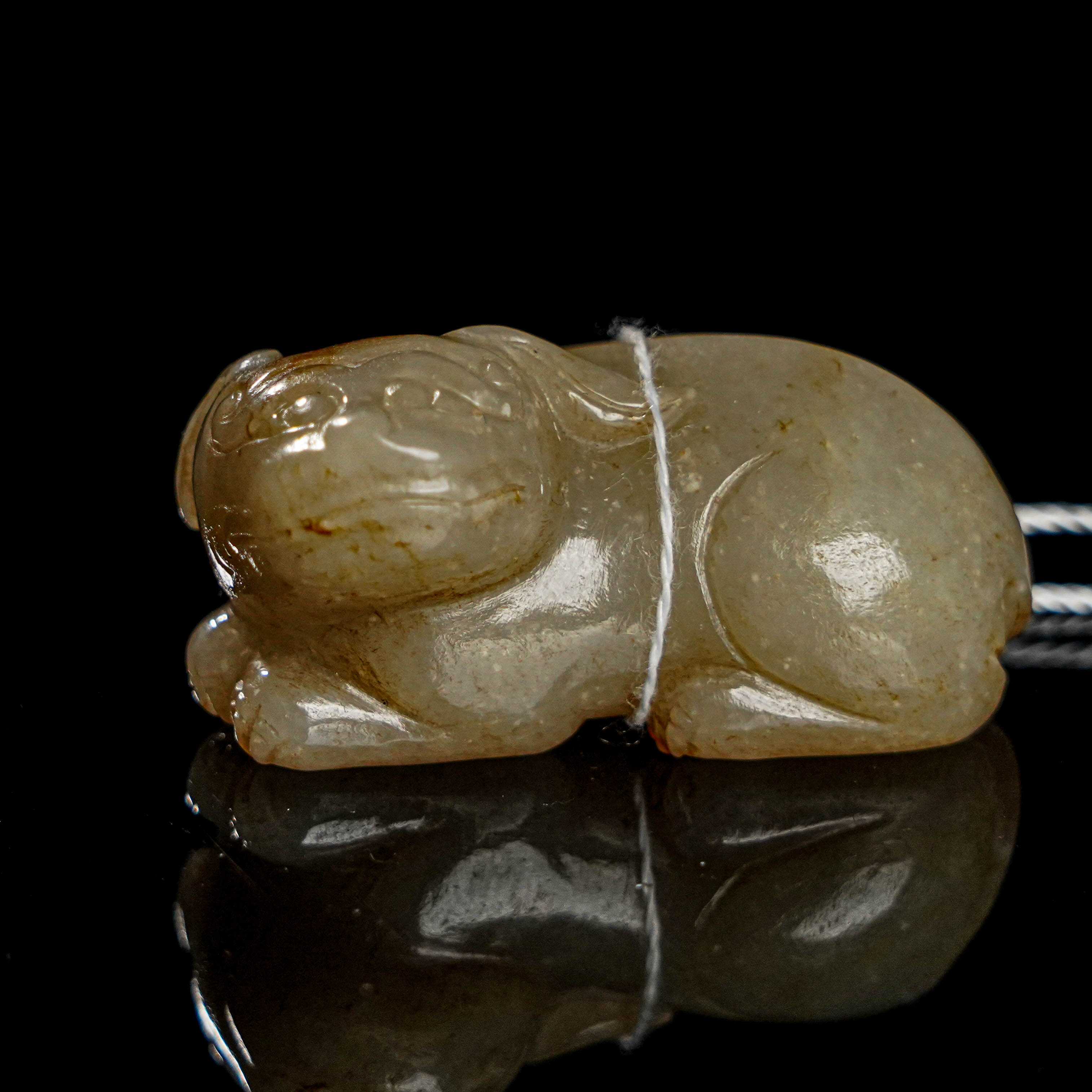 (A6)8A012832 和田玉瑞兽/古玉/收藏/首饰