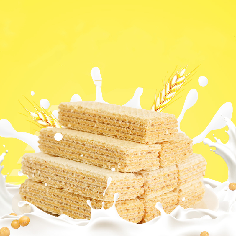 豆乳威化饼干整箱早餐多口味解馋小零食小吃休闲食品解馋独立包装