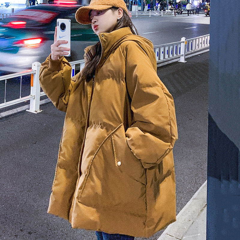 2023羽绒服女新款日系学生宽松显瘦加厚冬茧型外套ov