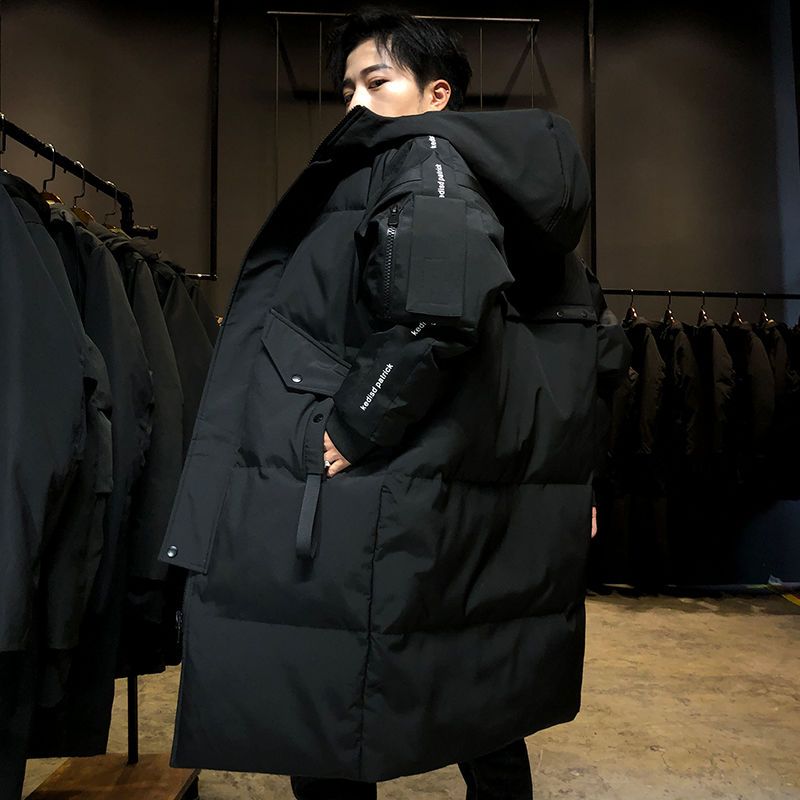 2023羽绒服男女中长款过膝冬款潮流加厚情侣冬季新款