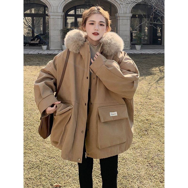 波司登白鸭绒羽绒服2023新款冬季韩系爆款派克女中长款加绒加厚外