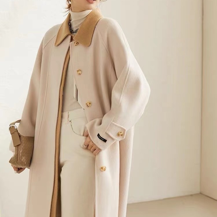 『亿品』 轻奢 高定 手工缝制双面羊毛大衣401-499在此下单 FL∞