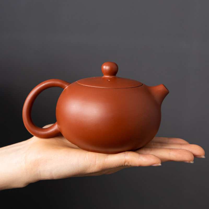 紫砂壶朱泥西施壶