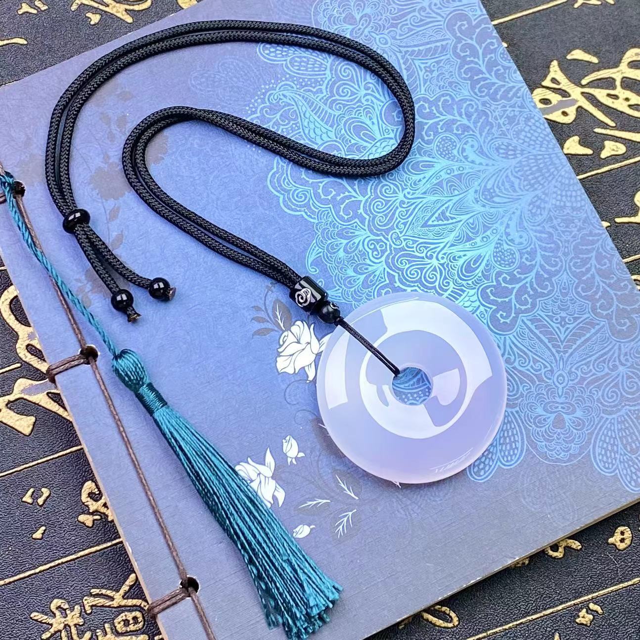 295228/天然玛瑙平安扣吊坠简约大气款  多样性一件发