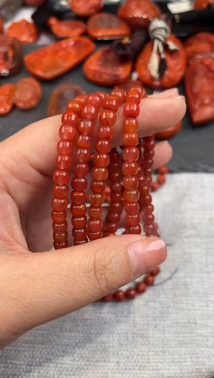 【闪购商品】南红玛瑙珠串多样性发一件未镶嵌 S0110-S1008-91