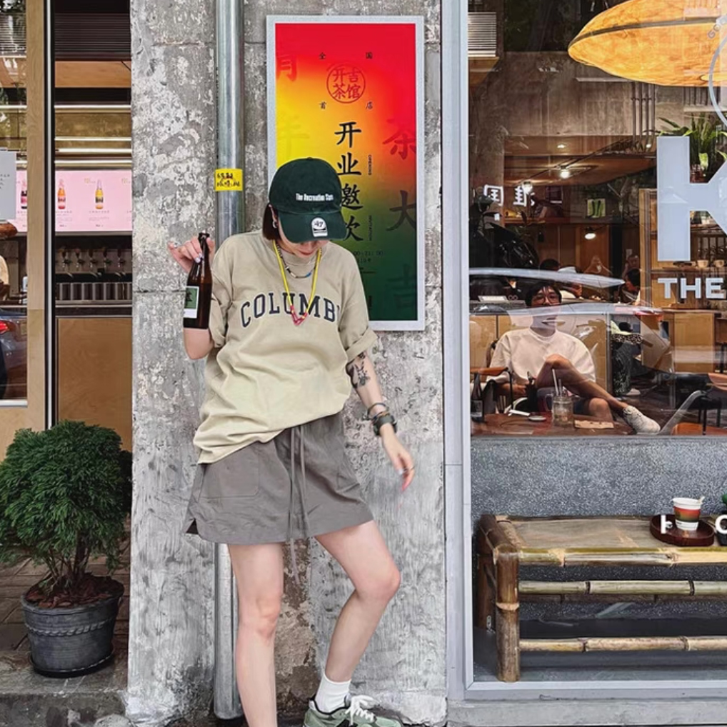 桃桃家-【日系女孩】高级感露营机能风半身裙含内衬2023夏季新款