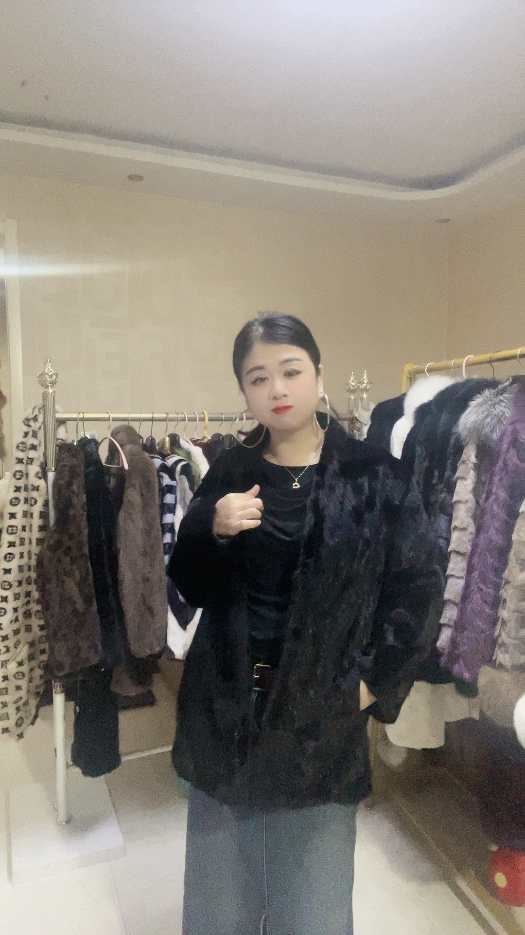 高端定制款貂毛款