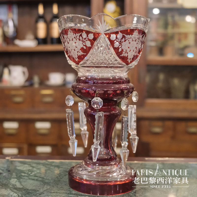 老巴黎｜西洋古董摆件 欧洲中古花瓶烛台摆件