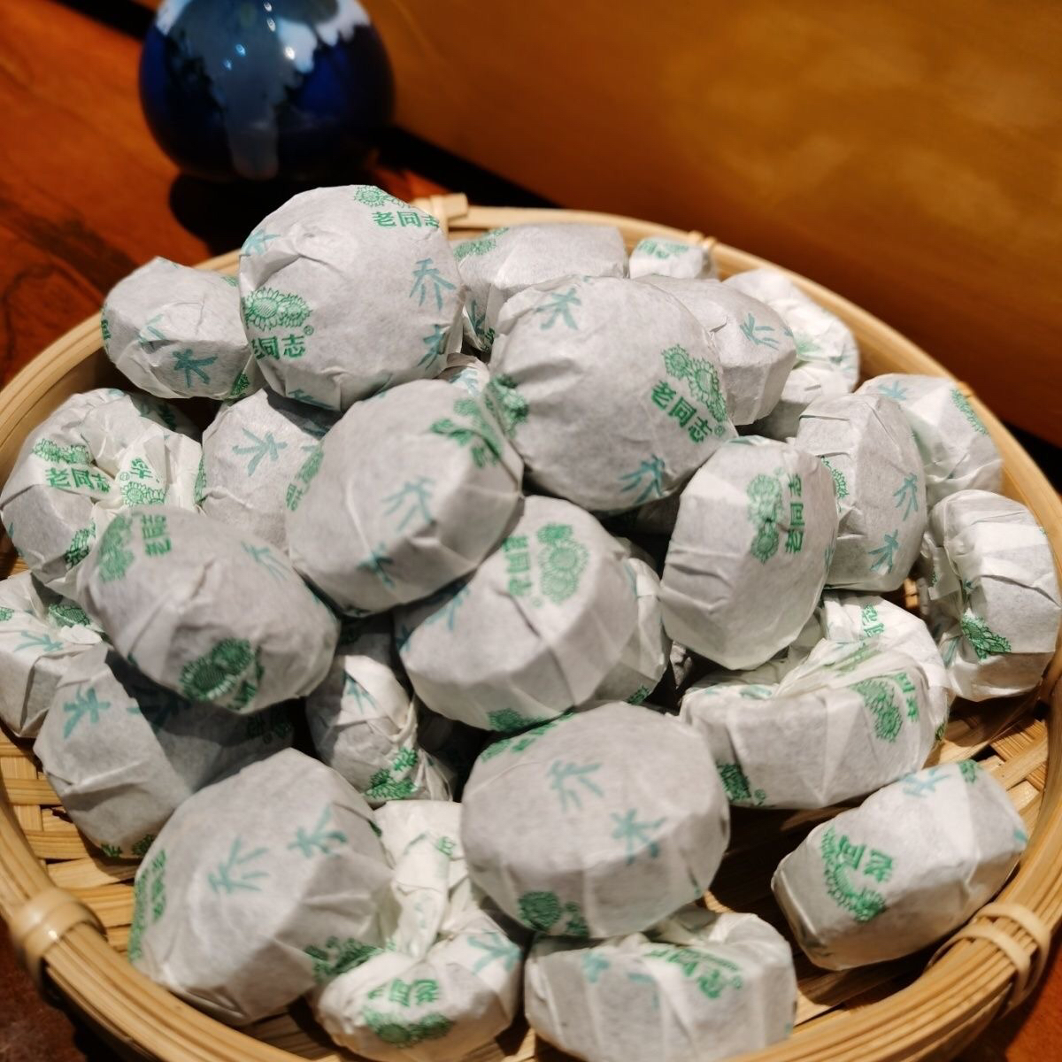 2018年老同志迷你小沱茶普洱茶（生茶）5～6g/粒