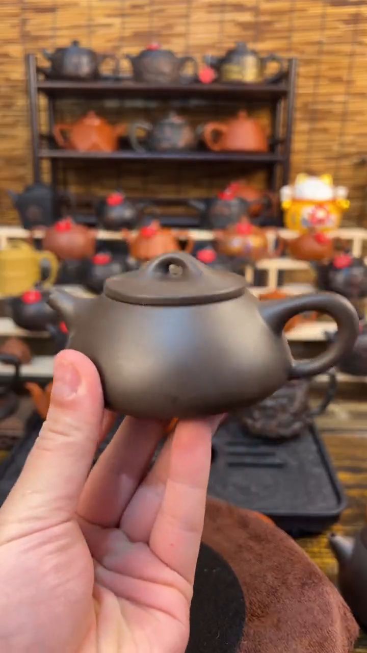 【闪购商品】紫砂茶壶紫泥石瓢