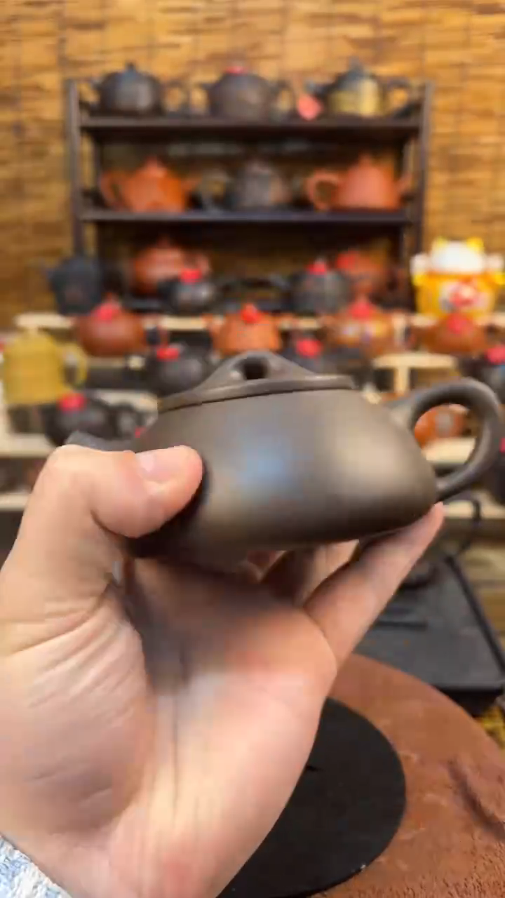 【闪购商品】紫砂茶壶紫泥石瓢