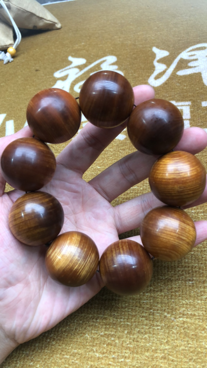 精品柏木3.0单圈手串
