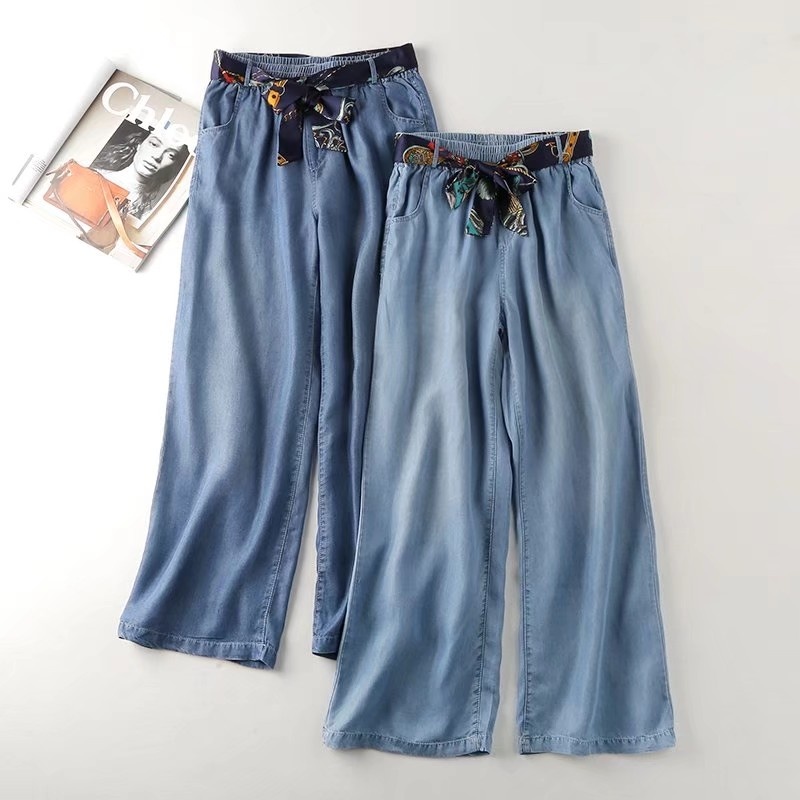 【云目悠悠】时尚宽松休闲百搭夏季新款直筒裤-2024356