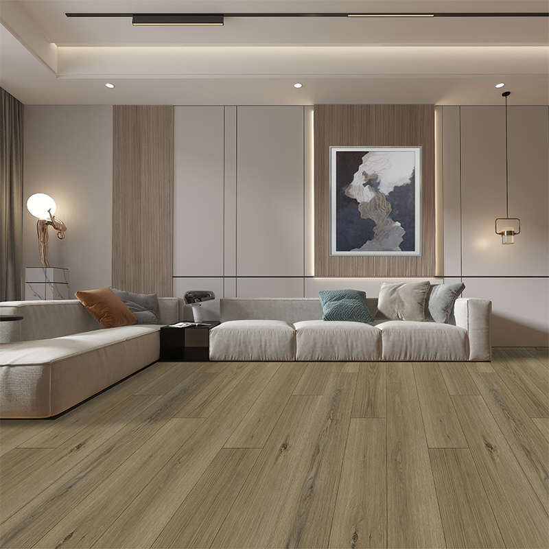 SHIDE FLOOR/实德地板实德石晶地板防水甲醛未检出  舍伍德棕橡纹