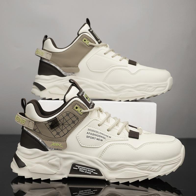 【小扬哥推荐】鞋秋冬季防滑防水男士运动休闲鞋百搭跑步高帮老爹