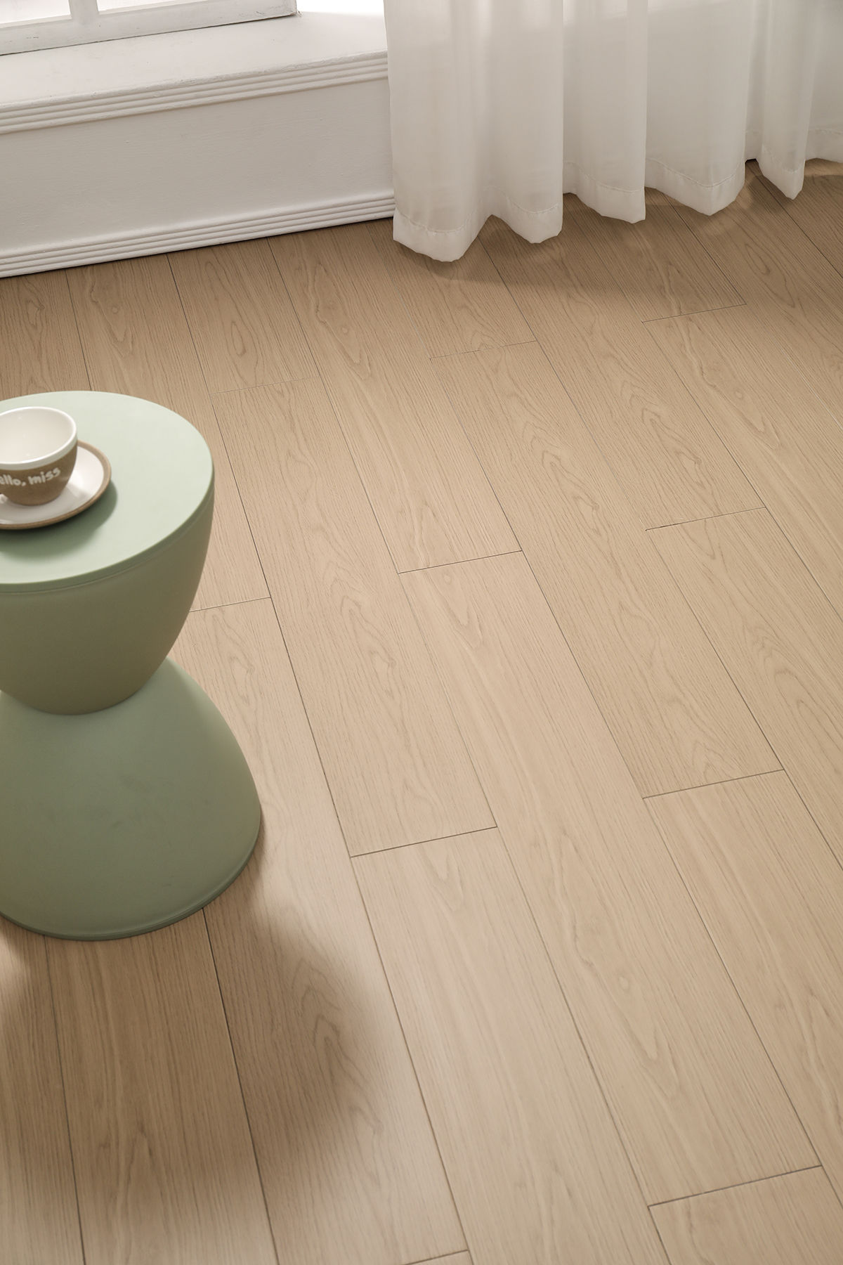 圆盘豆实木厂家直销室内家装实木地板宽板原木风奶油风轻奢简约风