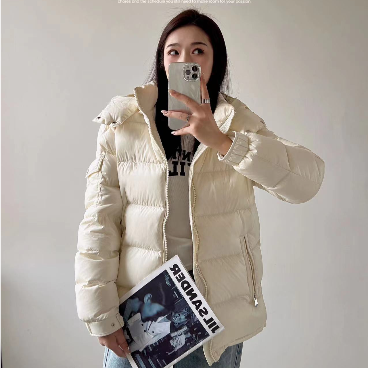 2025情侣短款加厚大码男女同款羽绒服外套 DM-606