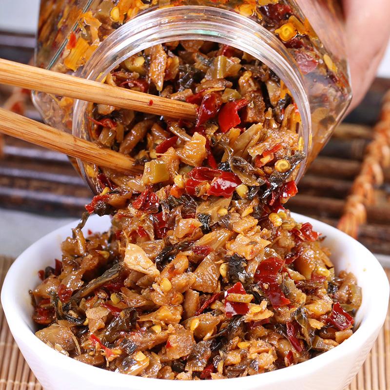 外婆菜下饭菜湖南湘西新鲜传统特产农家小菜香辣开胃咸菜香辣味