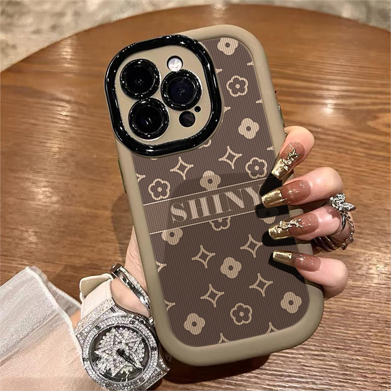 轻奢时尚纹苹果15手机壳iphone13/14promax泡芙壳12防摔11全包ins