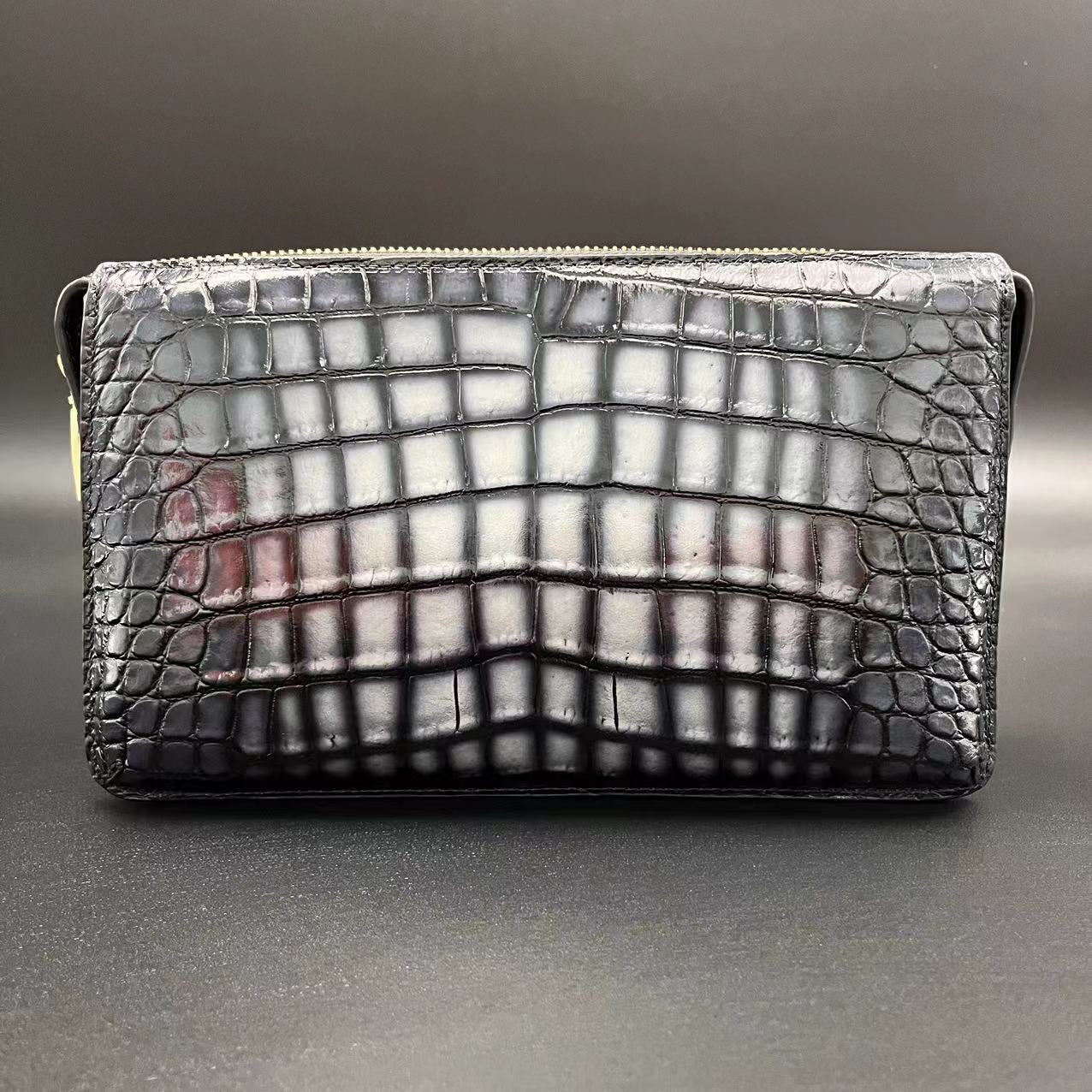 E肚高端手绘六色密码锁手包