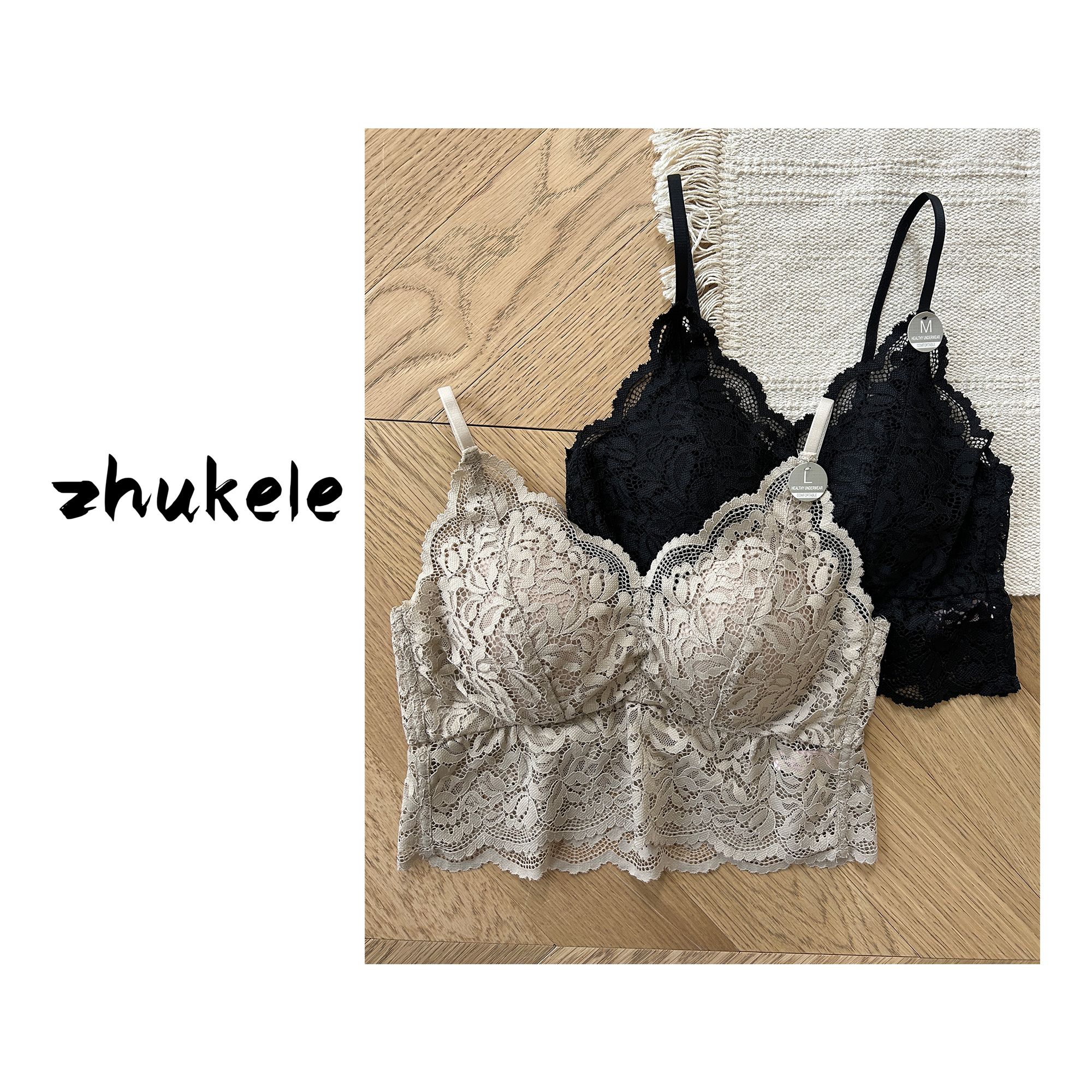 zhukele  蕾丝美背舒适四季