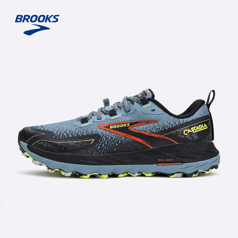 BROOKS布鲁克斯Cascadia山岩18越野跑鞋男女缓震登山防滑跑步鞋
