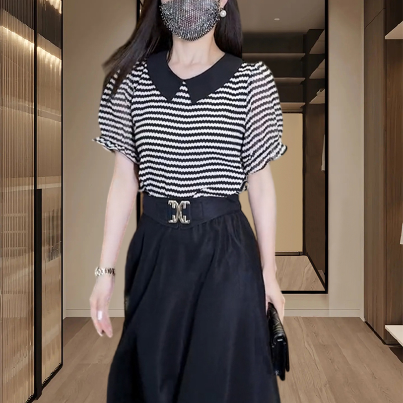 休闲衬衫女士装夏季2024年新款气质爆款漂亮别致小衫洋气短袖上衣