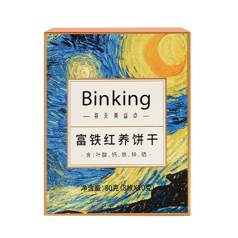 富铁红养饼干