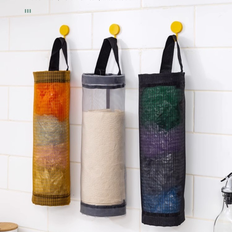 厨房垃圾袋收纳神器挂袋挂壁抽取式便捷收纳袋杂物储物袋