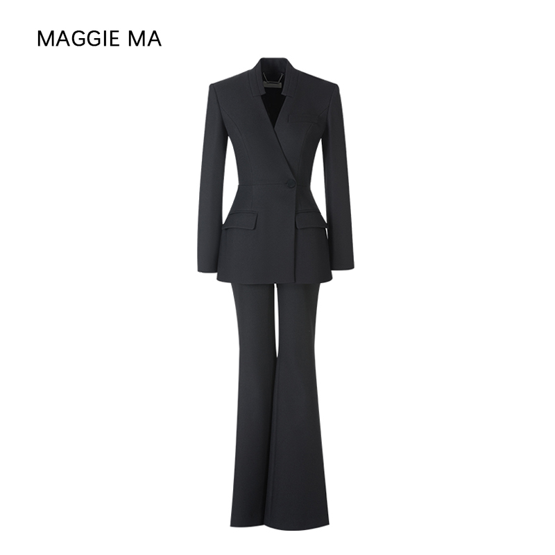 MAGGIE MA马婧气质女装时尚百搭秋冬套装轻奢高级感西装858C/859P