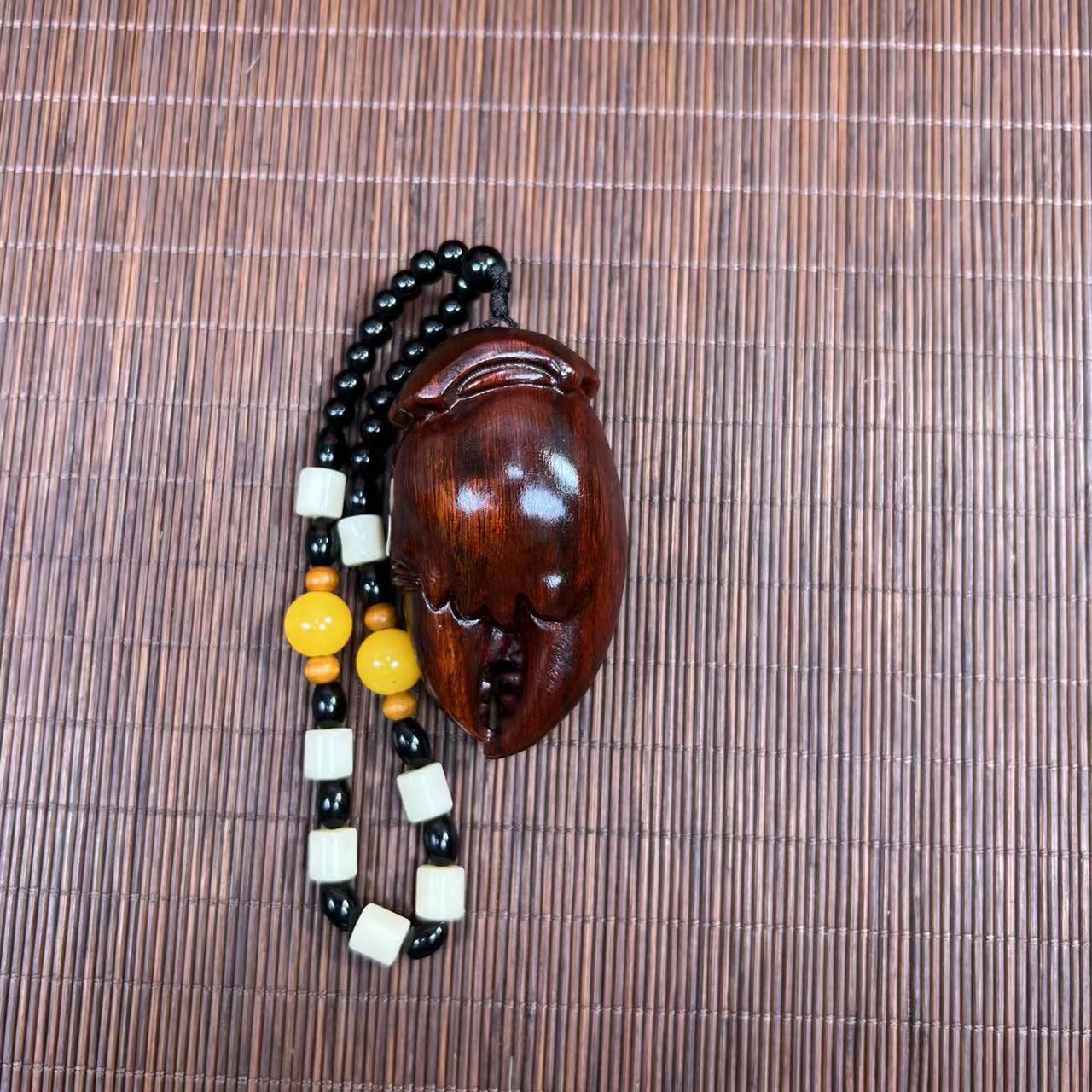 紫檀木【大蟹钳】手把件实木雕刻挂件摆件装饰品文玩手把件