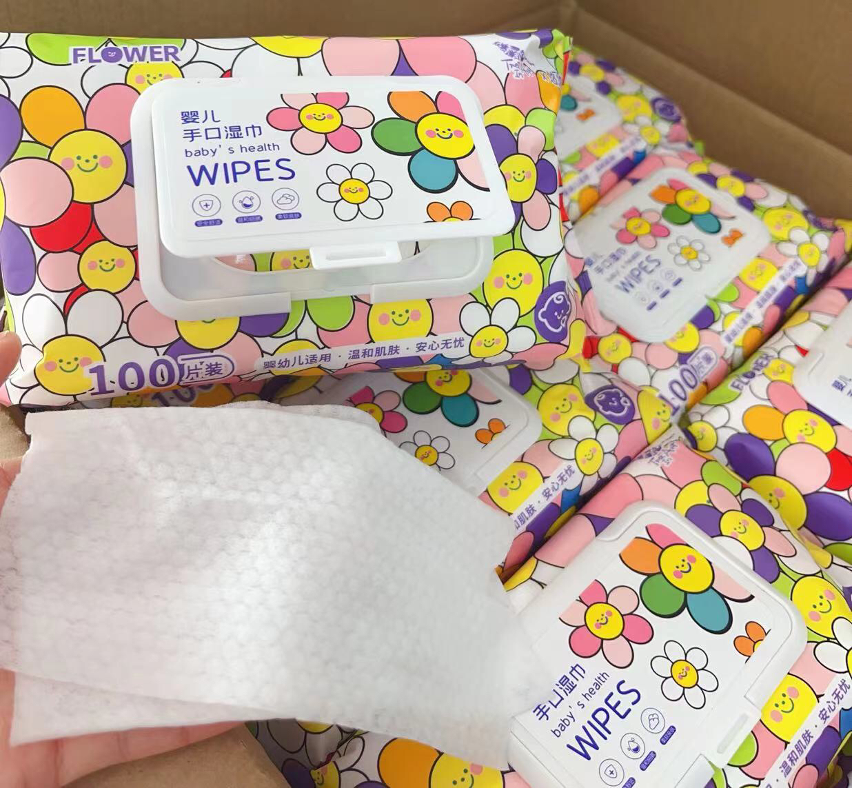 悠悠花田湿巾10大包*100片
