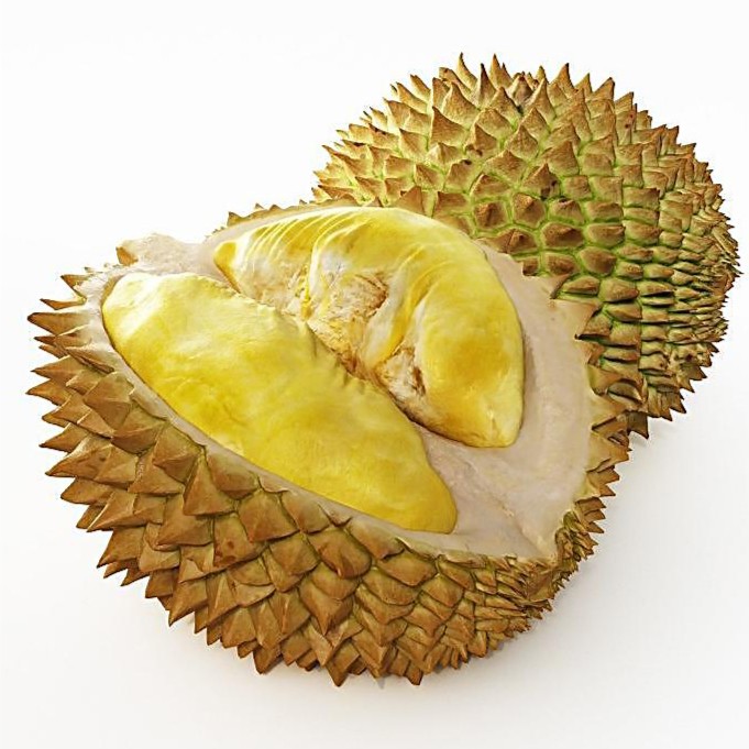 瑕疵鲜榴莲，夹生，熟大，一果一重核小金枕泰国