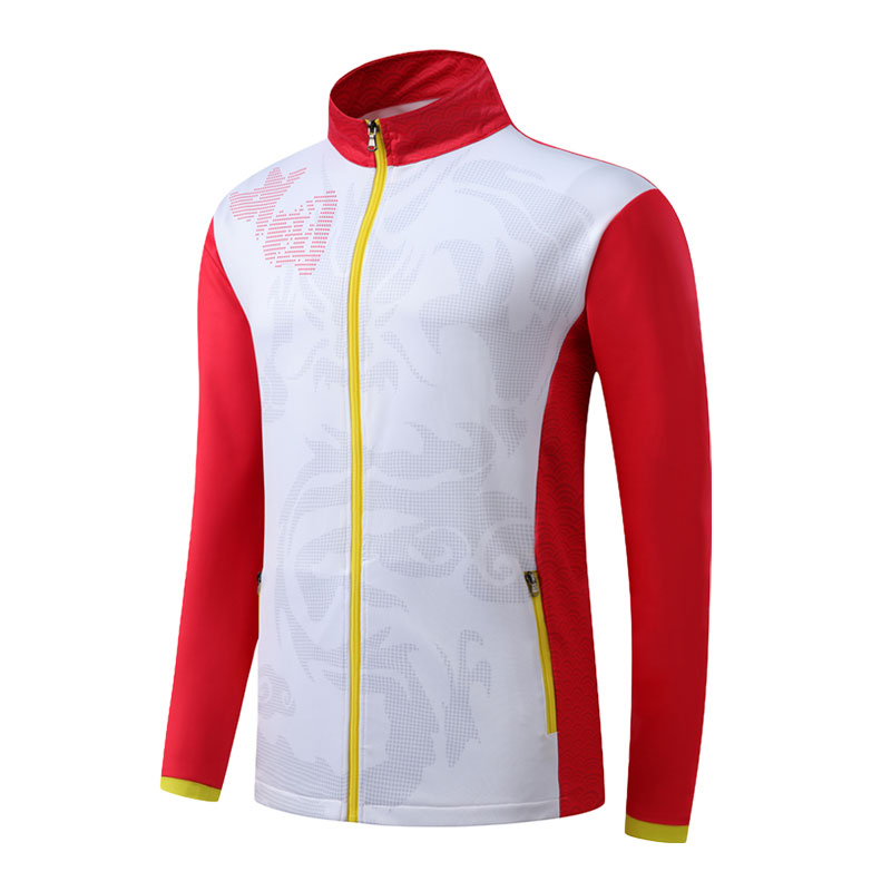 【清仓】秋冬速干长袖羽毛球排汗外套男女同款户外休闲健身运动立领