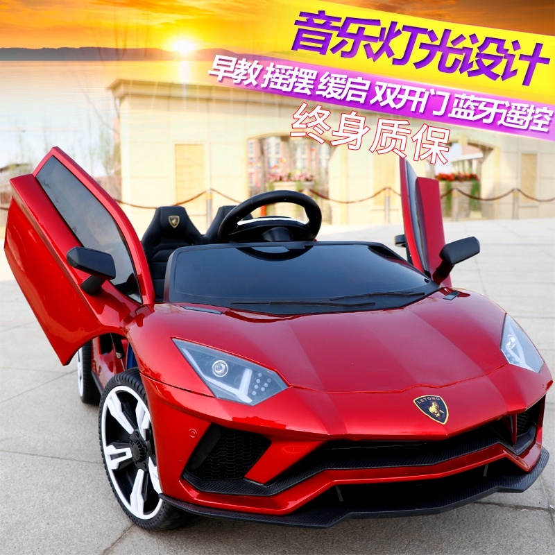 新款儿童电动车四轮遥控汽车摇摆玩具车充电男女宝宝小孩可座大号