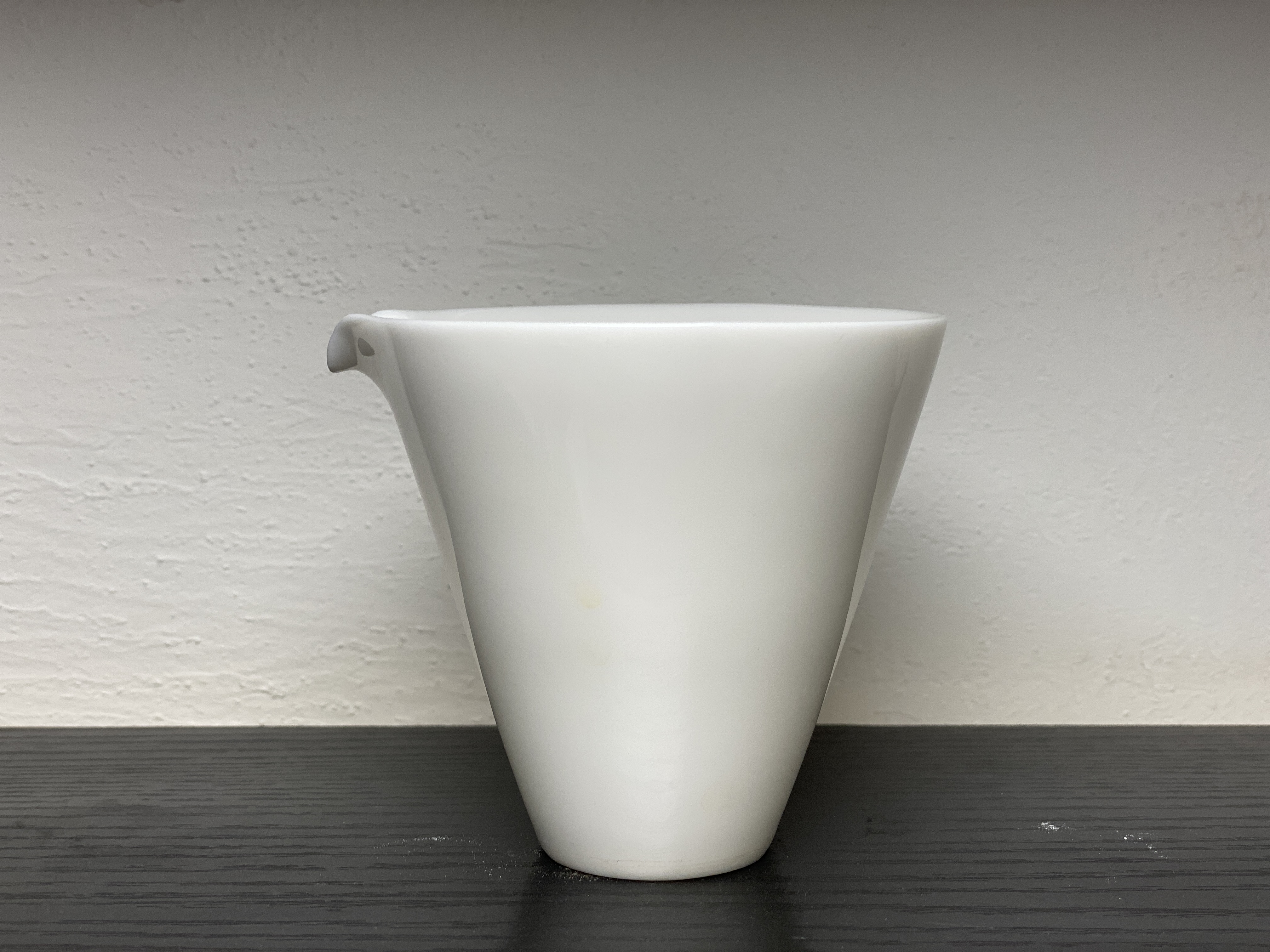 饲壶山房-德化公道杯陈旭签名大容量款手抓壶100ml陶瓷纯白茶杯