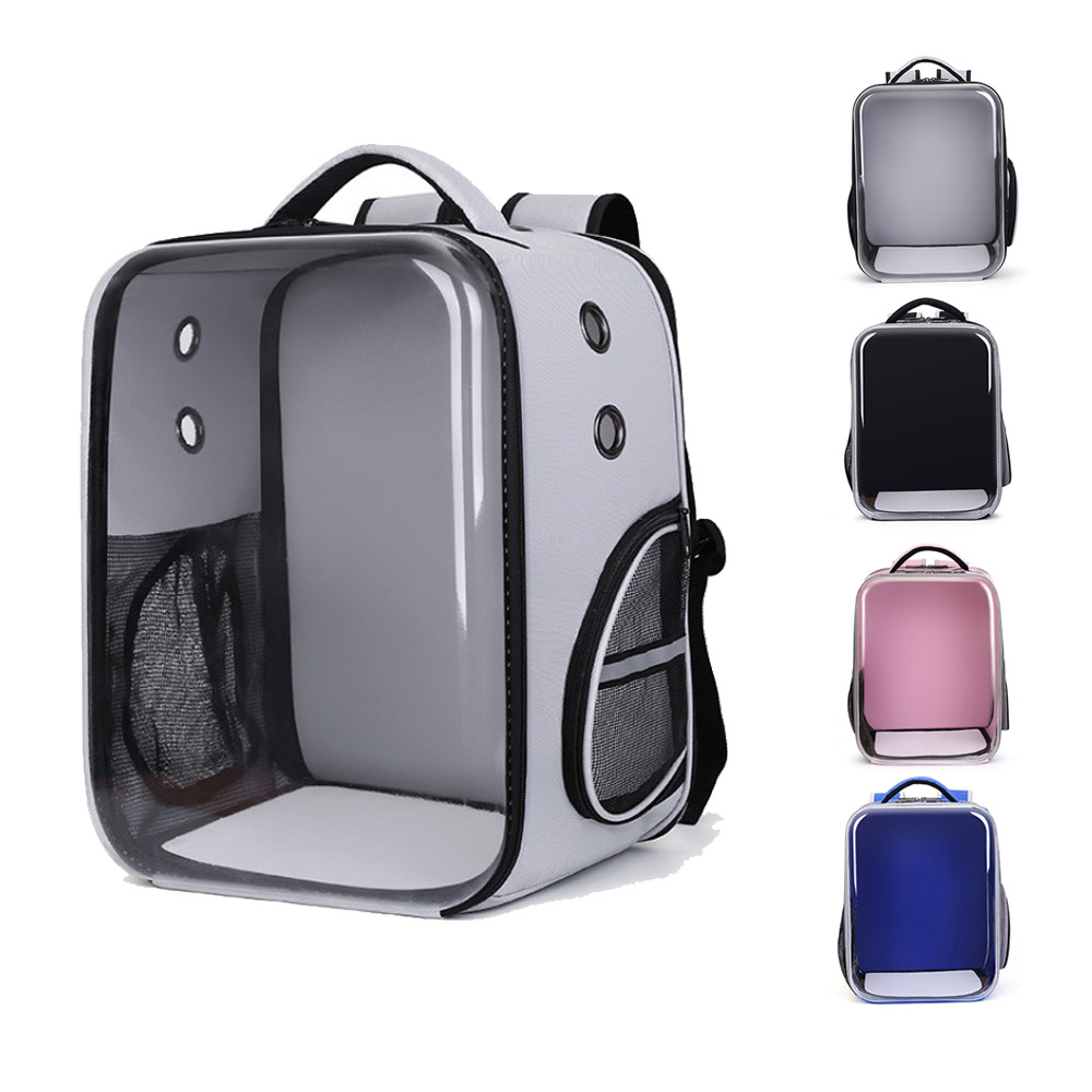 新款手提全景透明宠物包  外出便携透气大容量猫包