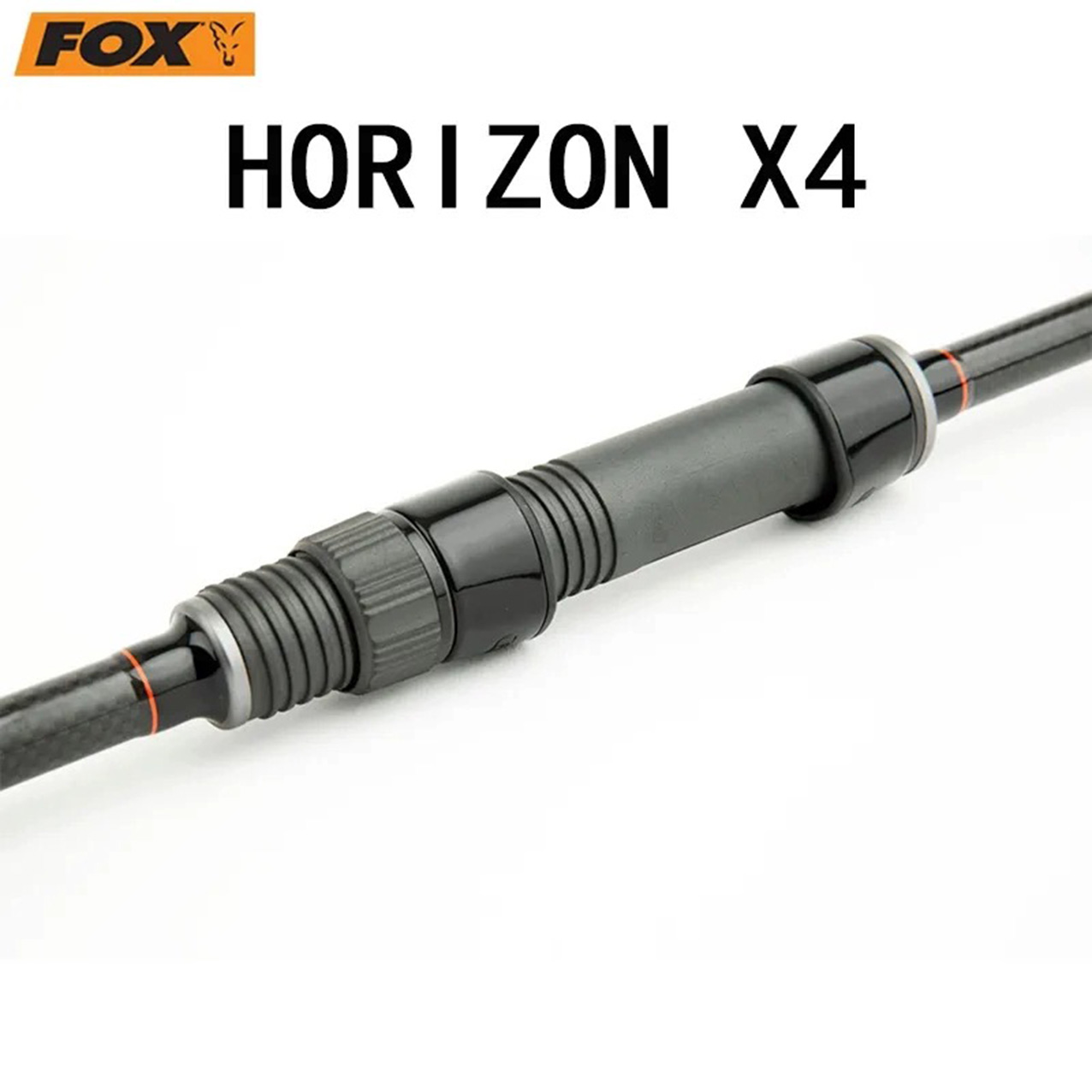 3店英国FOX HORIZON X4 12英尺碳素两节并继远投竿欧式鲤钓垂钓杆