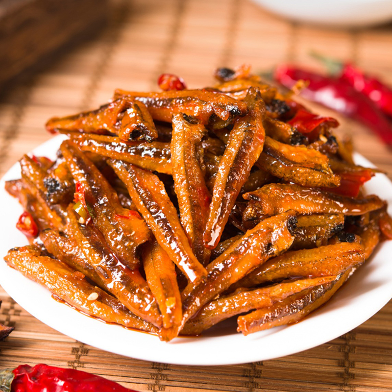湖南特产香辣小鱼仔毛毛鱼休闲零食开装即食特色美味小鱼仔零食