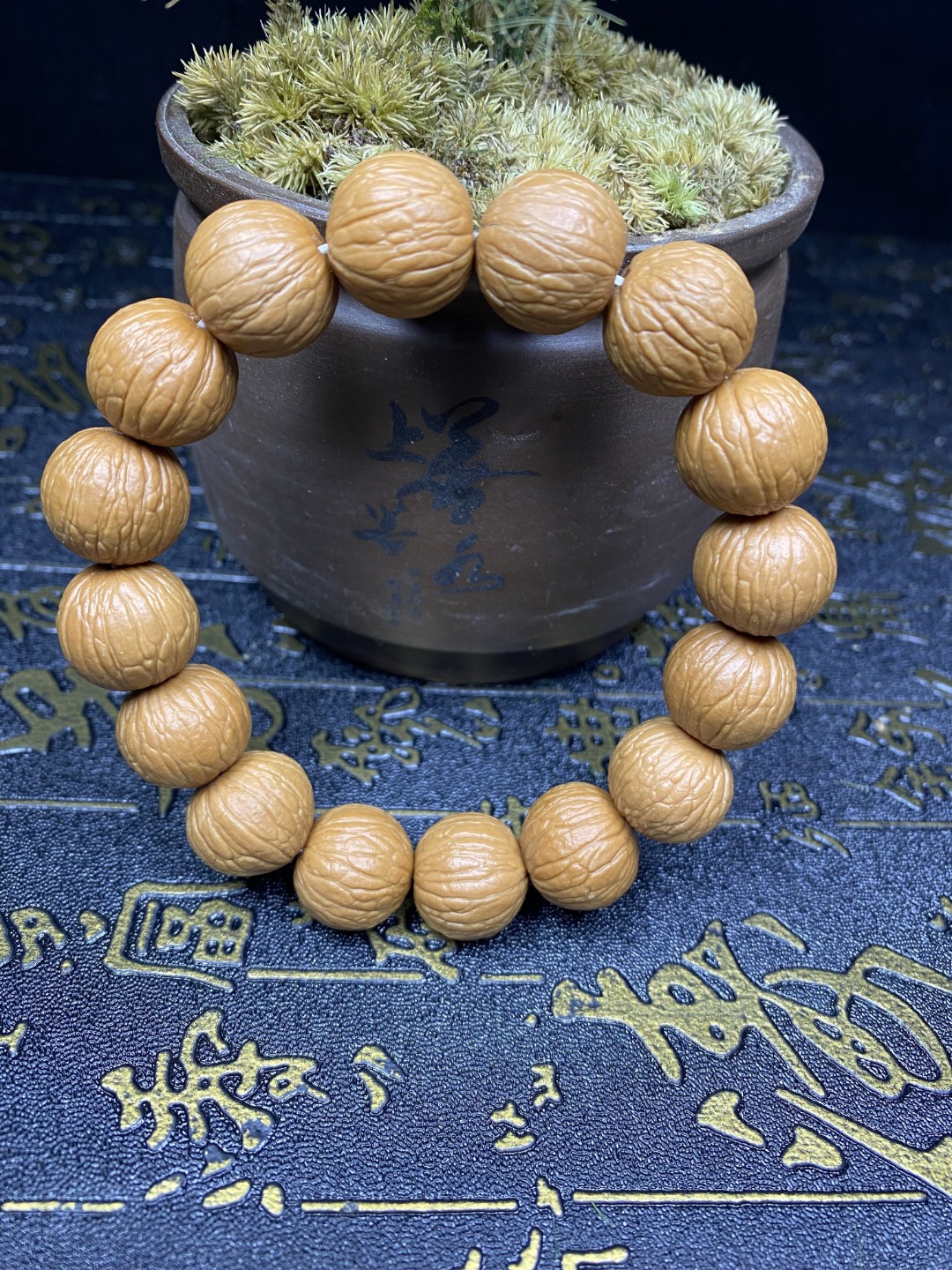 原皮原色猴头盆子(误差0.5系列）猴头手串
