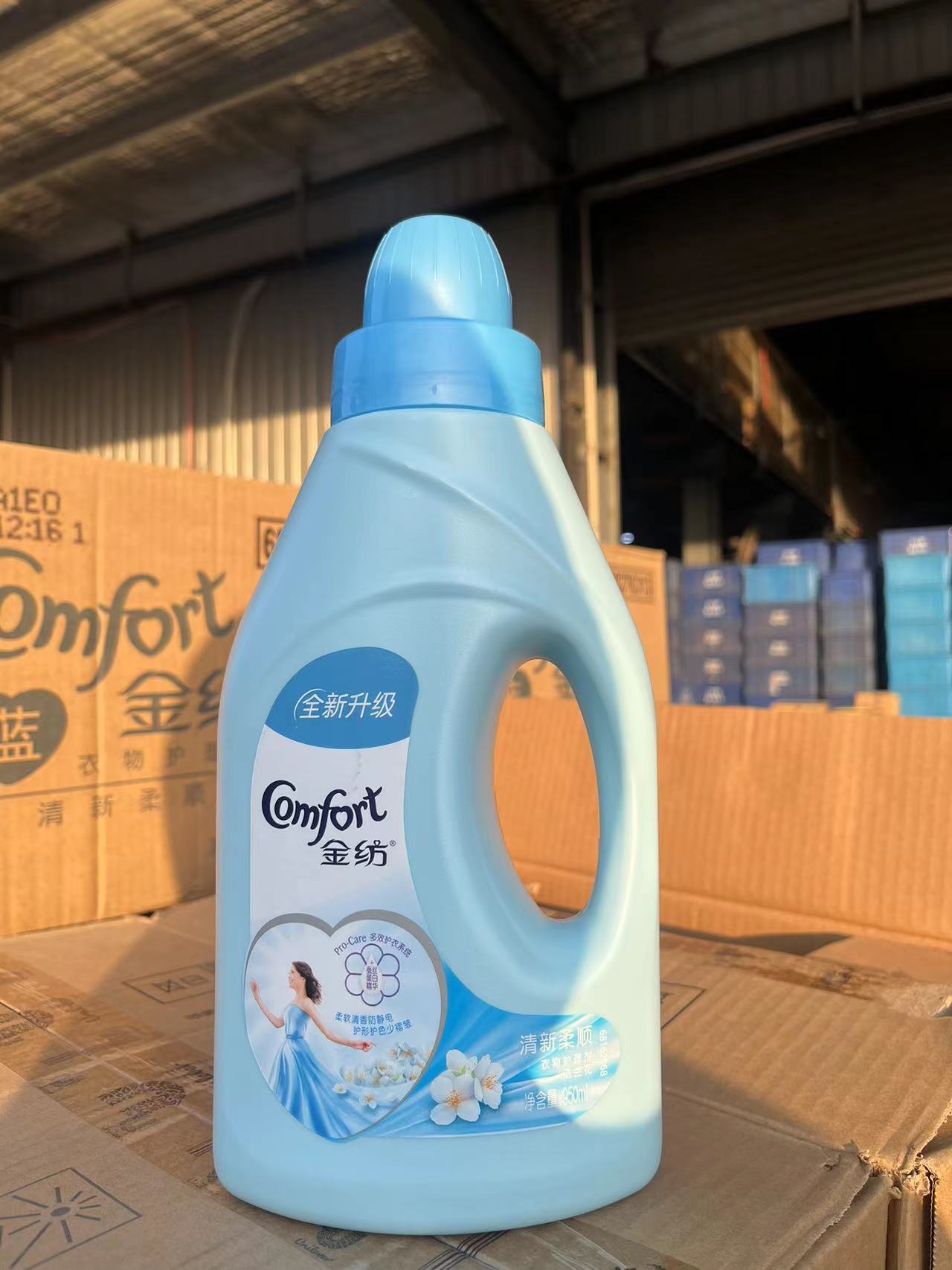 清新柔顺衣物护理剂950ml  jf