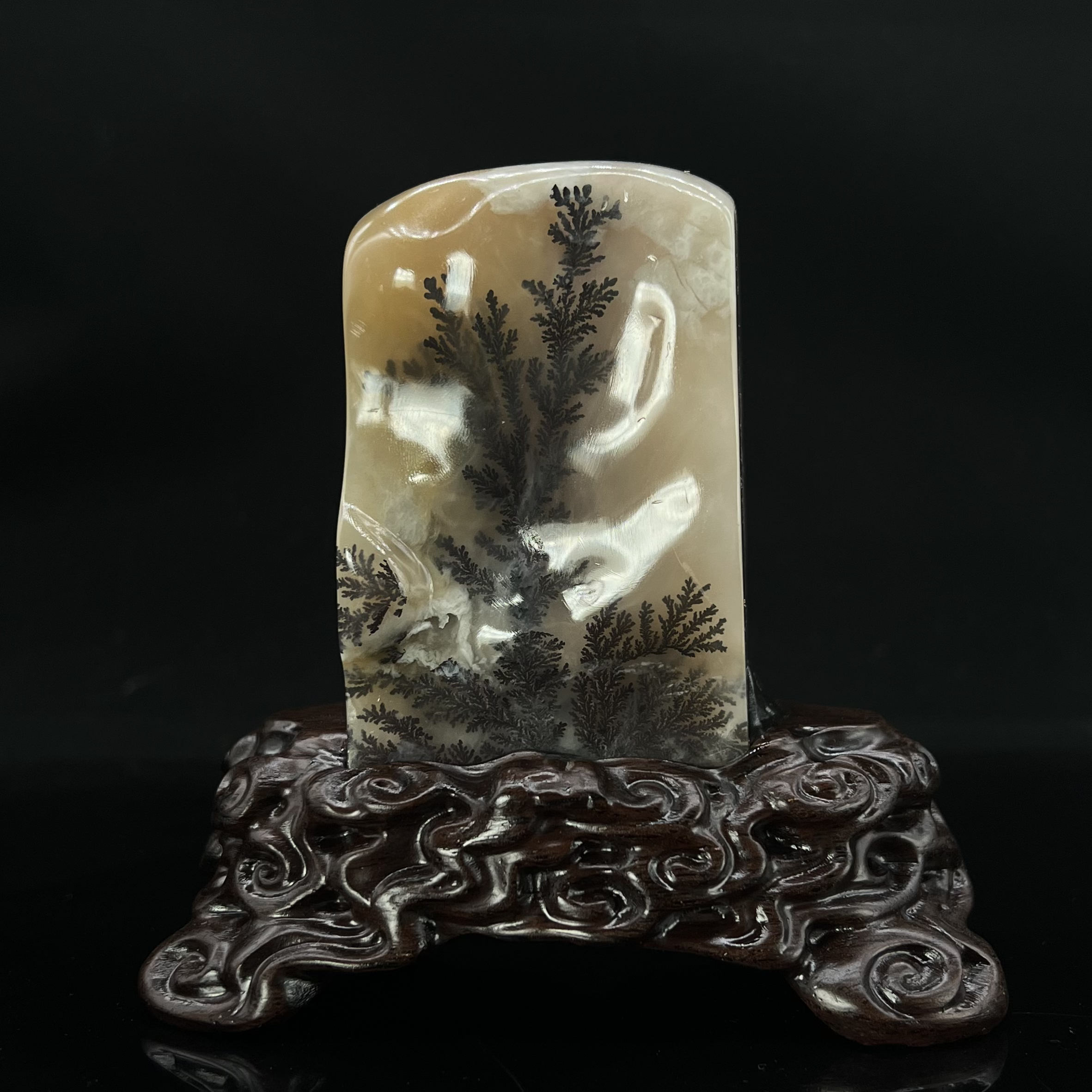 巴林石天然水草摆件印章·送礼佳品·文玩摆件·鬼斧神工·天然化石