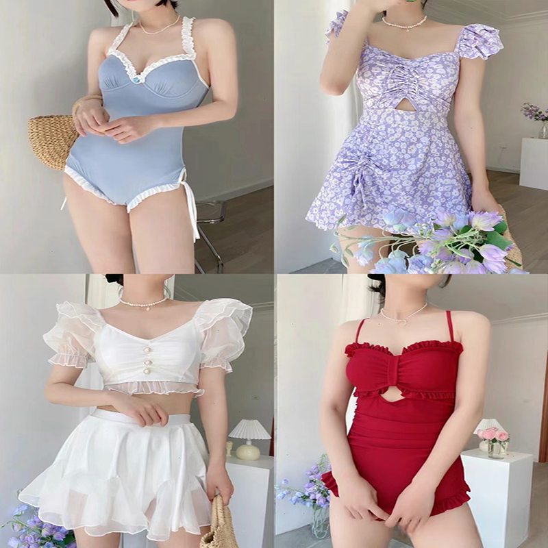 《直播间》9.9下单链接爆款特价清仓孤品游泳衣女遮肚显瘦顺丰空运