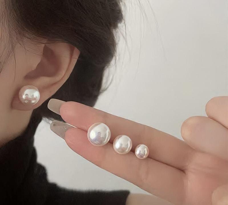 天然珍珠一物一拍下单备注编号耳钉