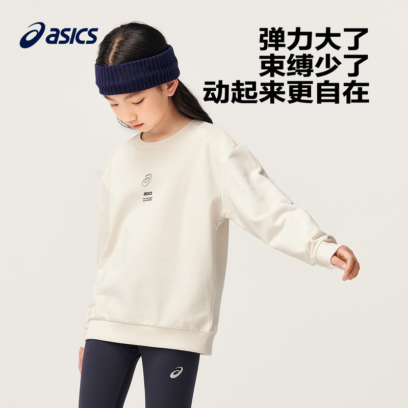 ASICS/亚瑟士童装中大童中性款长袖T恤秋卫衣T恤333241213062