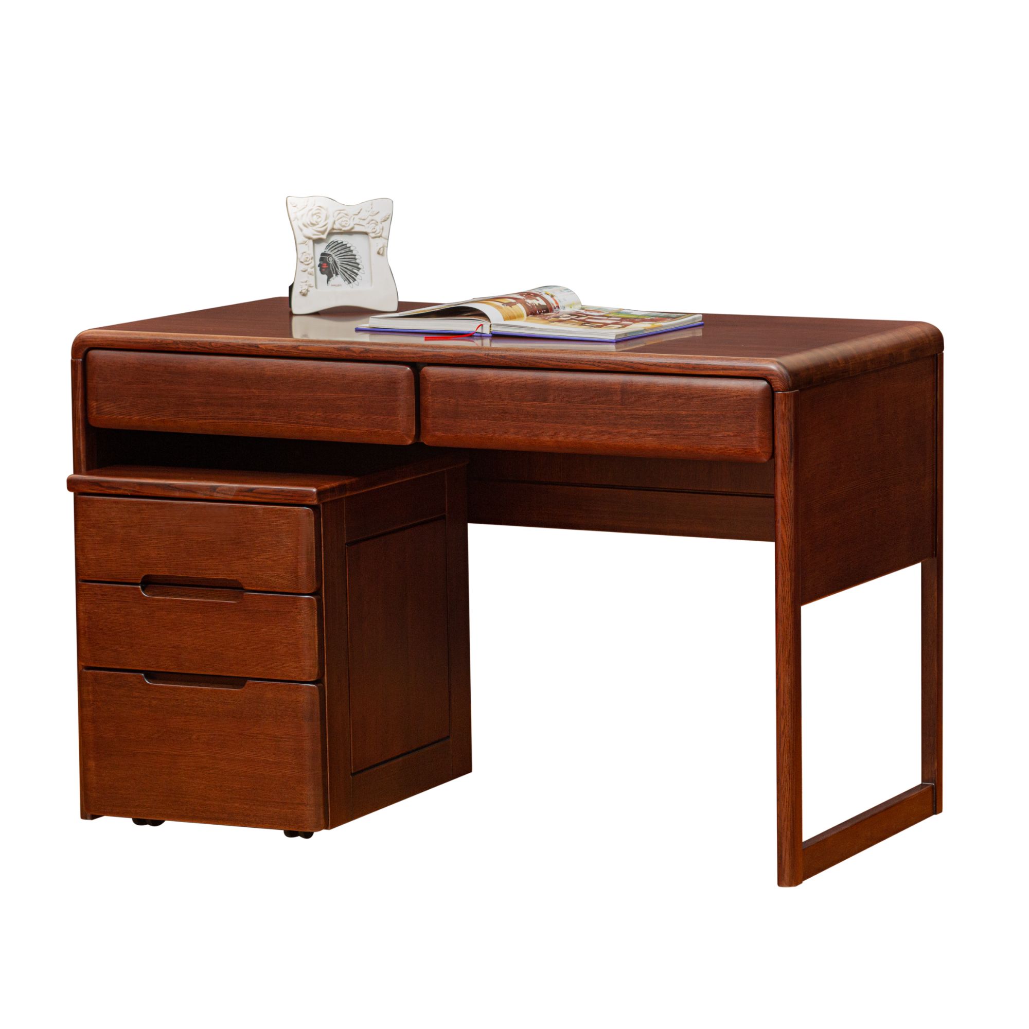 大连华丰家具集团实木写字台 M2201