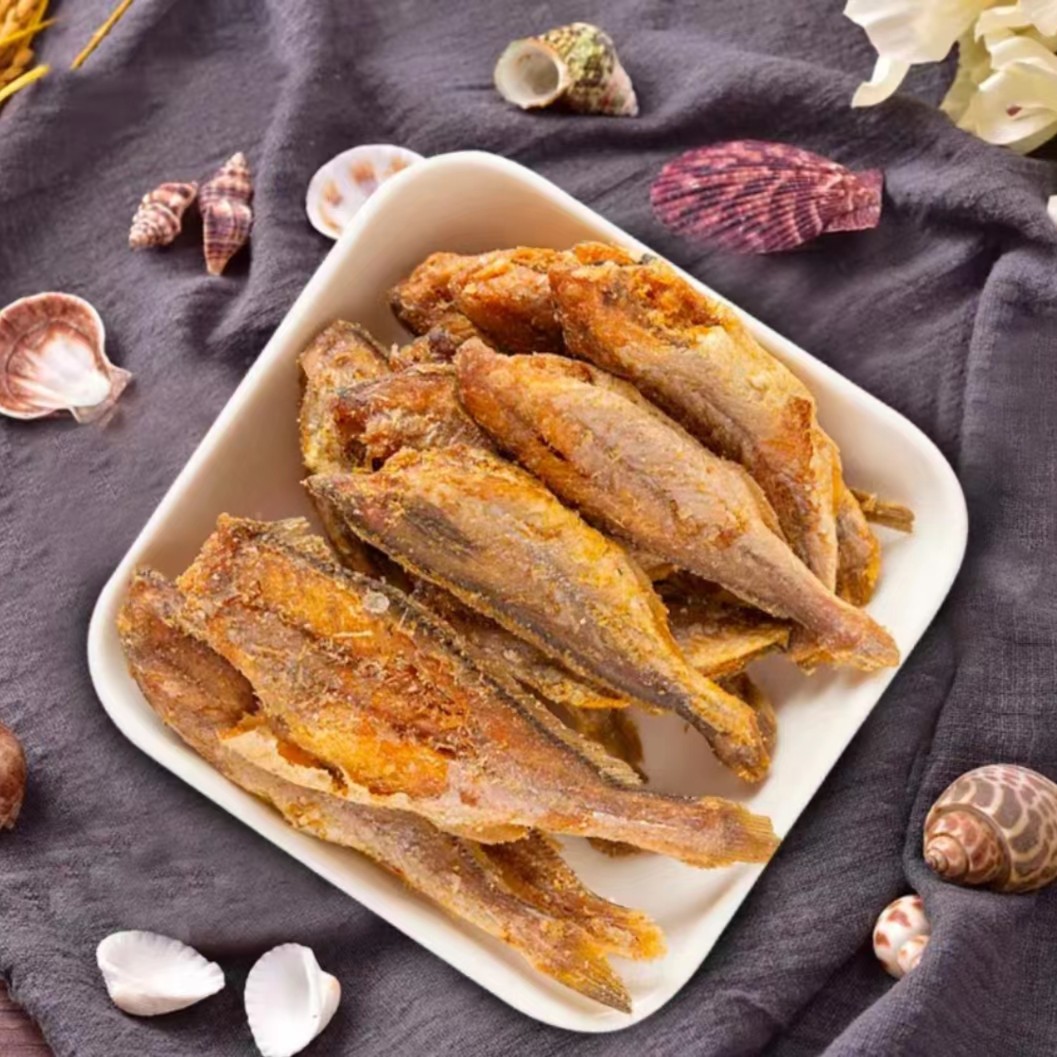 香酥小黄鱼 开袋即食 营养酥脆 高蛋白黄鱼酥  80克/包*10包