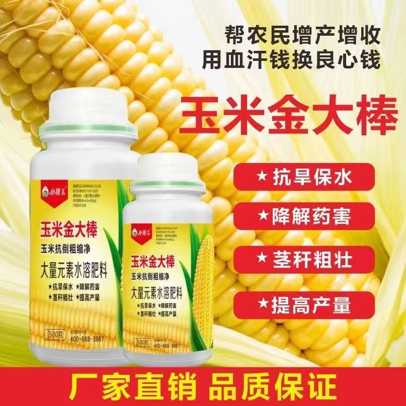 【金界团长】玉米金大棒叶面肥粒粒饱促根壮苗耐旱抗病抗倒伏水溶肥