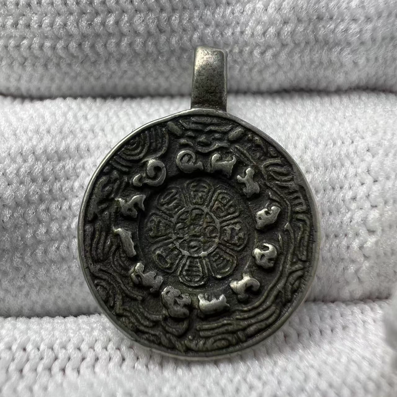 藏区小年份小九宫牌 合适做侧挂 配饰