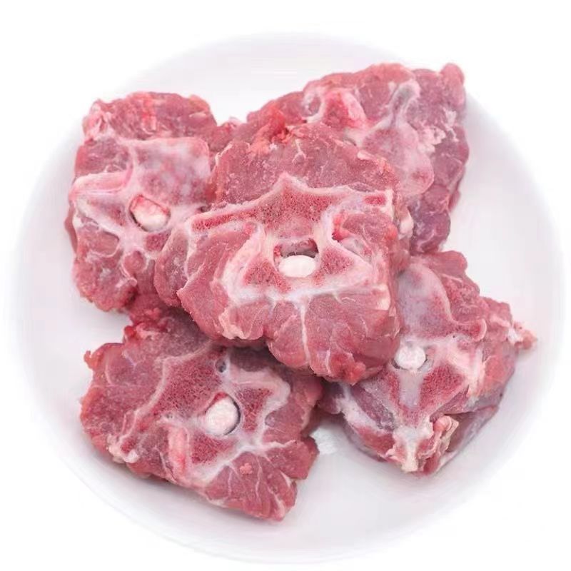 顺丰内蒙清真带肉羊蝎子4斤羊脖子羊脊骨羊骨头羊肉新鲜切块3斤